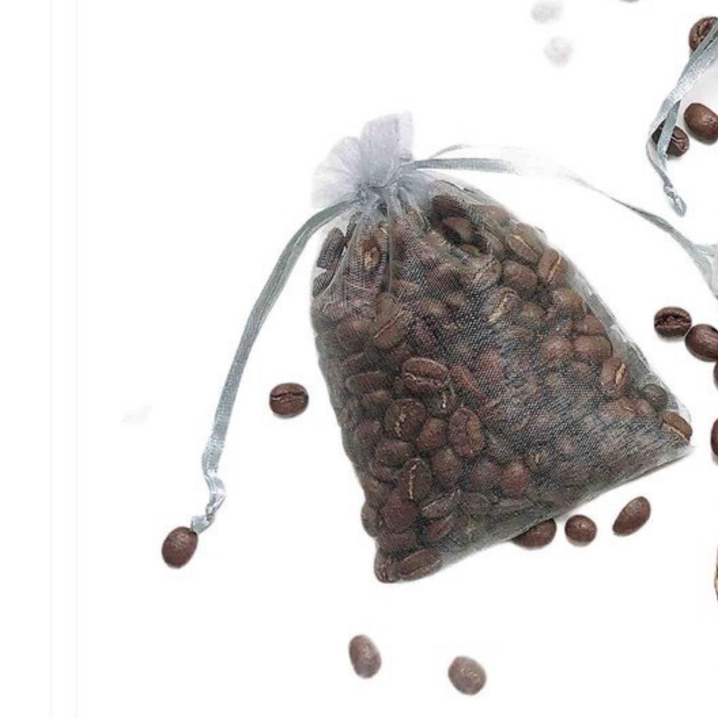 Túi thơm treo xe ô tô tủ quần áo dạng hạt cà phê rang nguyên chất 100% hương thơm tự nhiên khử mùi hiệu quả