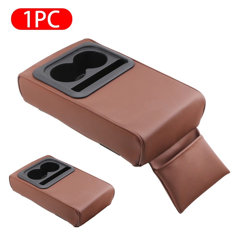 Đệm Tỳ Tay Bằng Kim Loại Đa Chức Năng Kèm Giá Đỡ Cốc Tiện Dụng Cho Xe Hơi