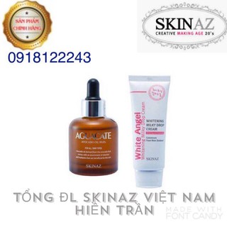 Combo Tinh chất bơ + Kem dưỡng trắng da White Angel Skin