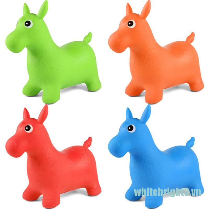 Set 3 Chú Ngựa Đồ Chơi Bơm Hơi Cho Bé