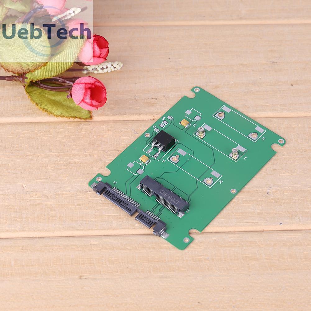 Thẻ chuyển đổi ssd Uebtech từ msata sang sata có vỏ 2.5inch