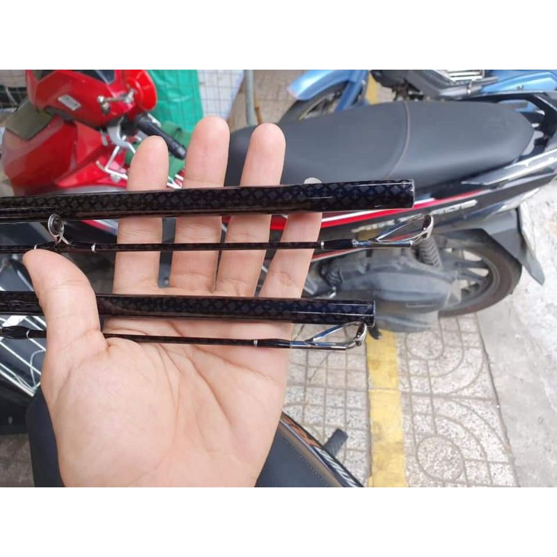 Cần Chính Hãng Ashino Hanyun Chuyên Câu Sông, Hồ,Câu Cá Thịt...Cacbon Xoắn 2 Da Siêu Đẹp