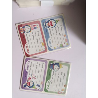 Nhãn vở Campus Doraemon 50th Anniversary 12c/tập