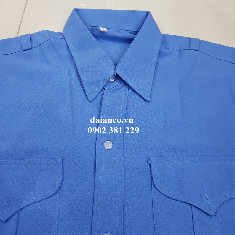Áo đồng phục bảo vệ vải kate Ford mát loại I - đủ size | BigBuy360 - bigbuy360.vn