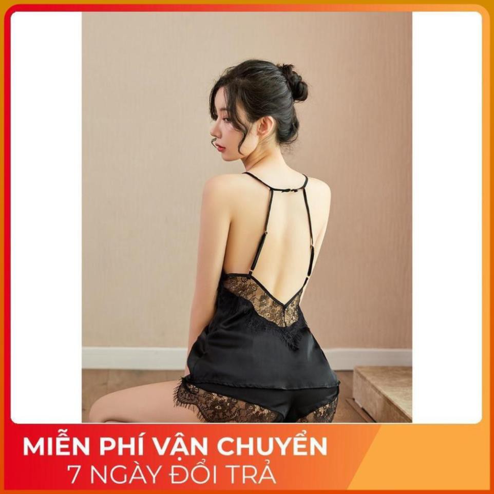 ĐỒ NGỦ CỔ YẾM 3 DÂY MD001 .