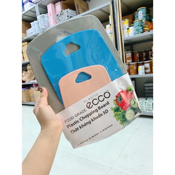Sét 3 thớt nhựa kháng khuẩn đủ kích thước