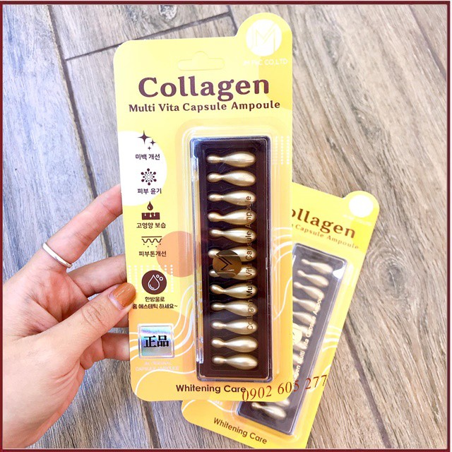 [Hàng chính hãng] 1 Vỉ Collagen Tươi Ammud Multi Vita Chống Lão Hóa Hàn Quốc