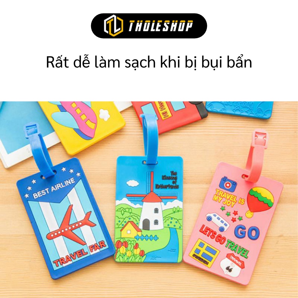 Thẻ Hành Lý - Combo 2 Thẻ Ghi Hành Lý Balo, Vali Nhiều Hình, Chống Nhầm Lẫn, Thất Lạc 3645