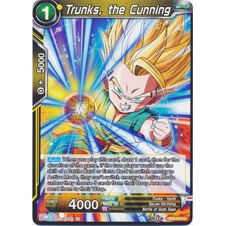 Thẻ bài Dragonball - TCG - Trunks, the Cunning / BT8-074'