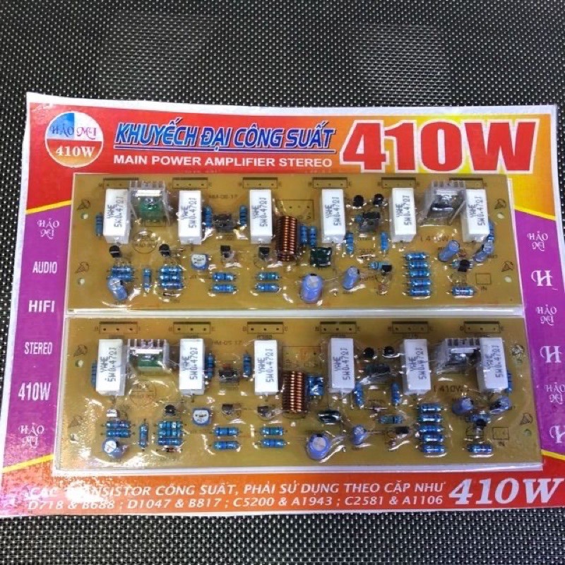 Mạch Công Suất 12 Sò 410W