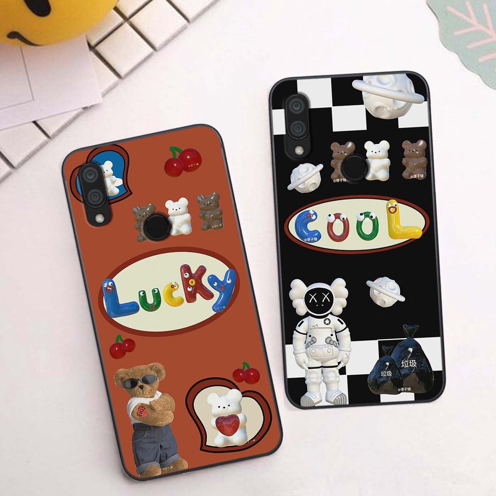 Ốp xiaomi redmi 7 - redmi note7 - redimi note 7 pro in hình gấu dễ thương và cute