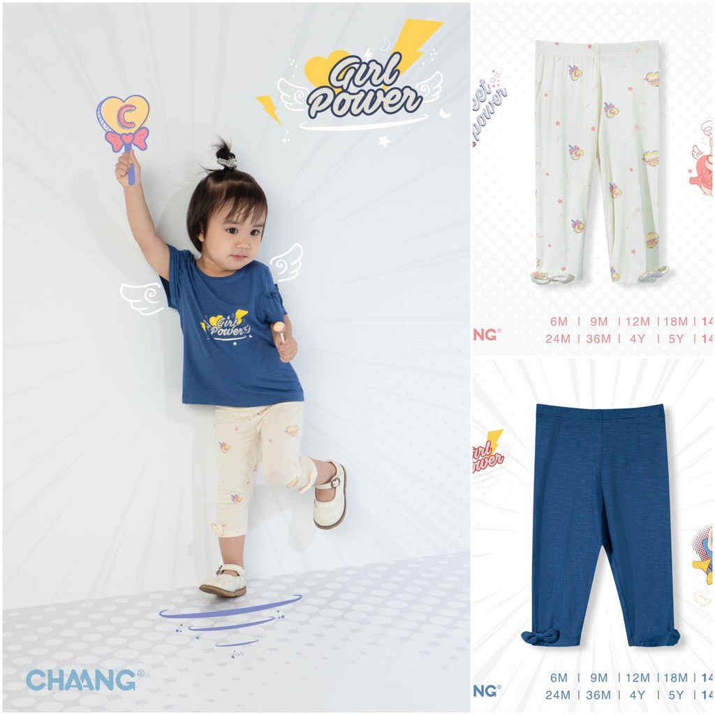 Quần dài legging bé gái hero Chaang