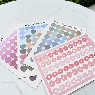 Sticker dễ thương chấm tròn nhiều mẫu