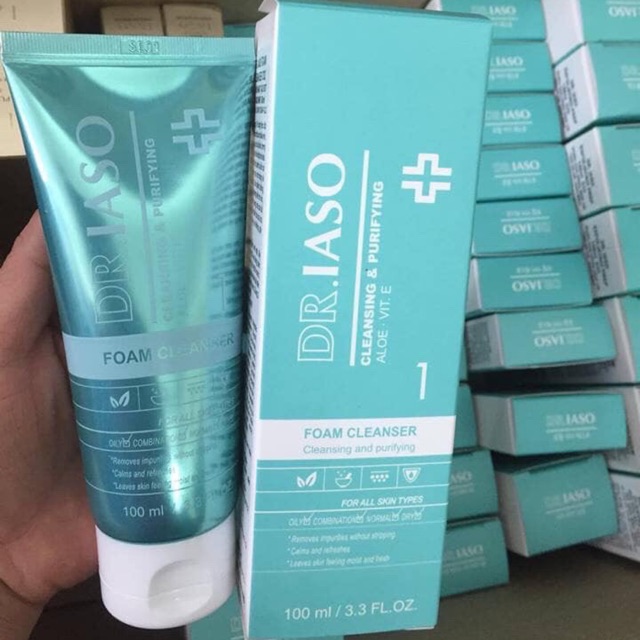 Sữa rửa mặt tạo bọt Dr.Iaso Mint