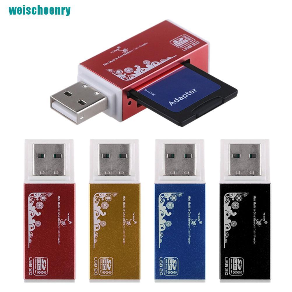 Đầu Đọc Thẻ Nhớ Micro Sd Sdhc Tf M2 Mmc Ms Pro Duo All Trong 1 Usb 2.0