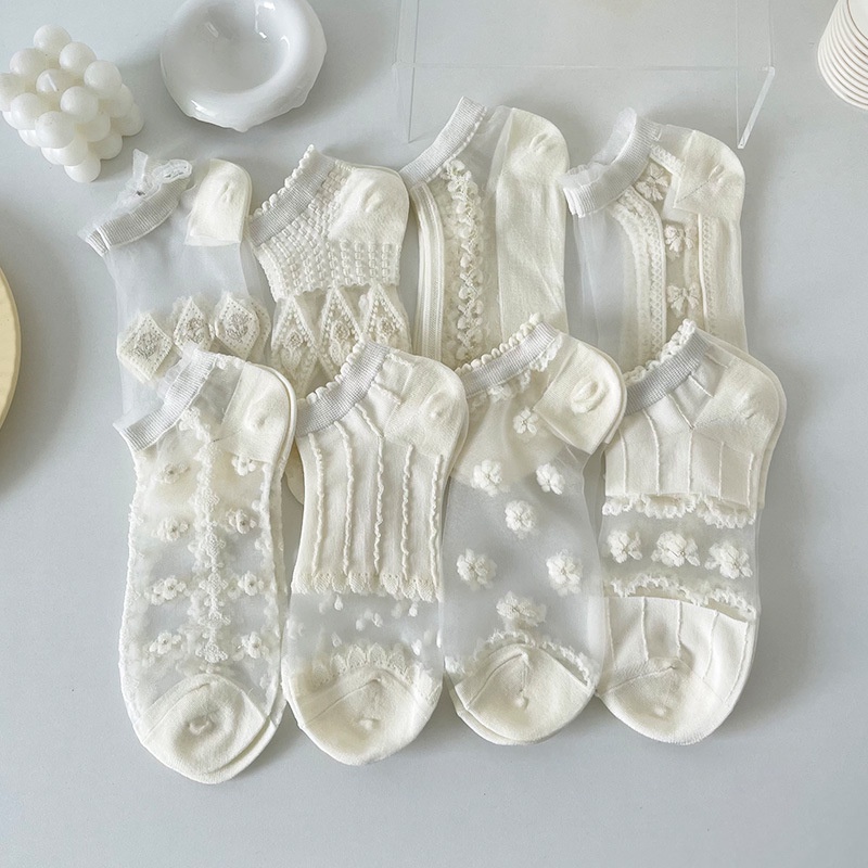 Đôi Vớ Thuyền Thoáng Khí Thấm Hút Mồ Hôi Phong Cách Nhật Bản Cho Nữ