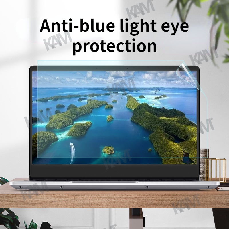 Kam 2 cái / Bộ Bảo vệ màn hình máy tính xách tay 14 "15,6" 13,3 "17,3" 12,5 "11,6" Chống mắt xanh Ánh sáng xanh mờ HD trong suốt Chống chói Bảo vệ toàn diện Miếng dán Bảo vệ bụi đa năng PET mềm