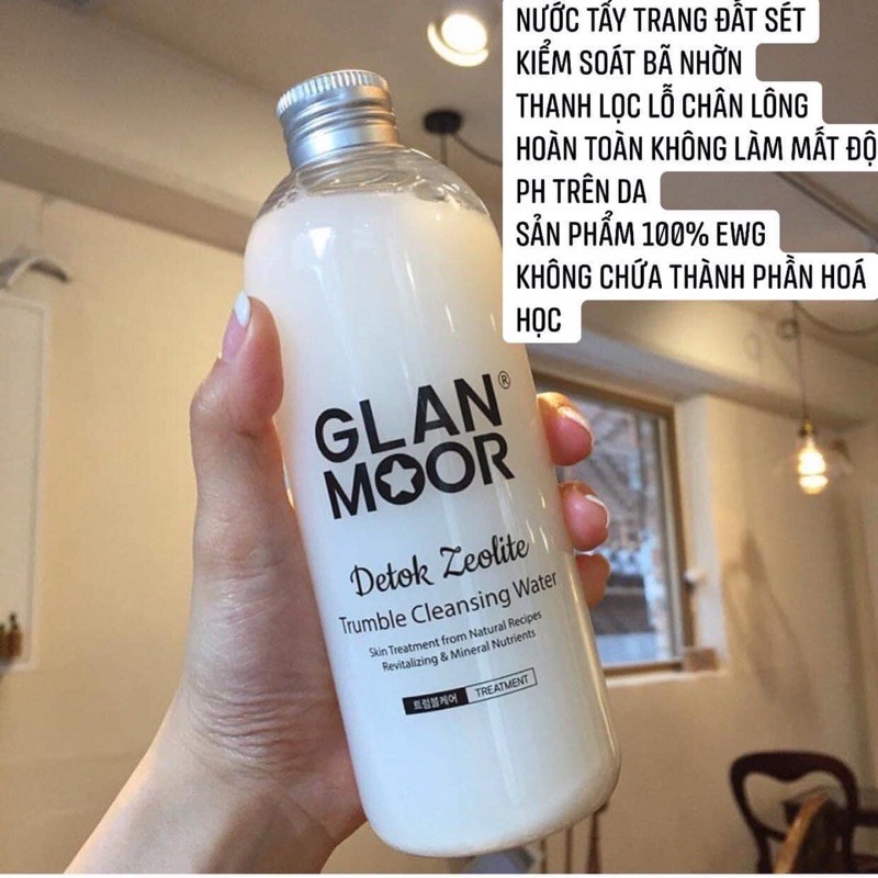 Sữa tẩy trang Glan Moor Detox Zeolite Trumble Cleansing Water