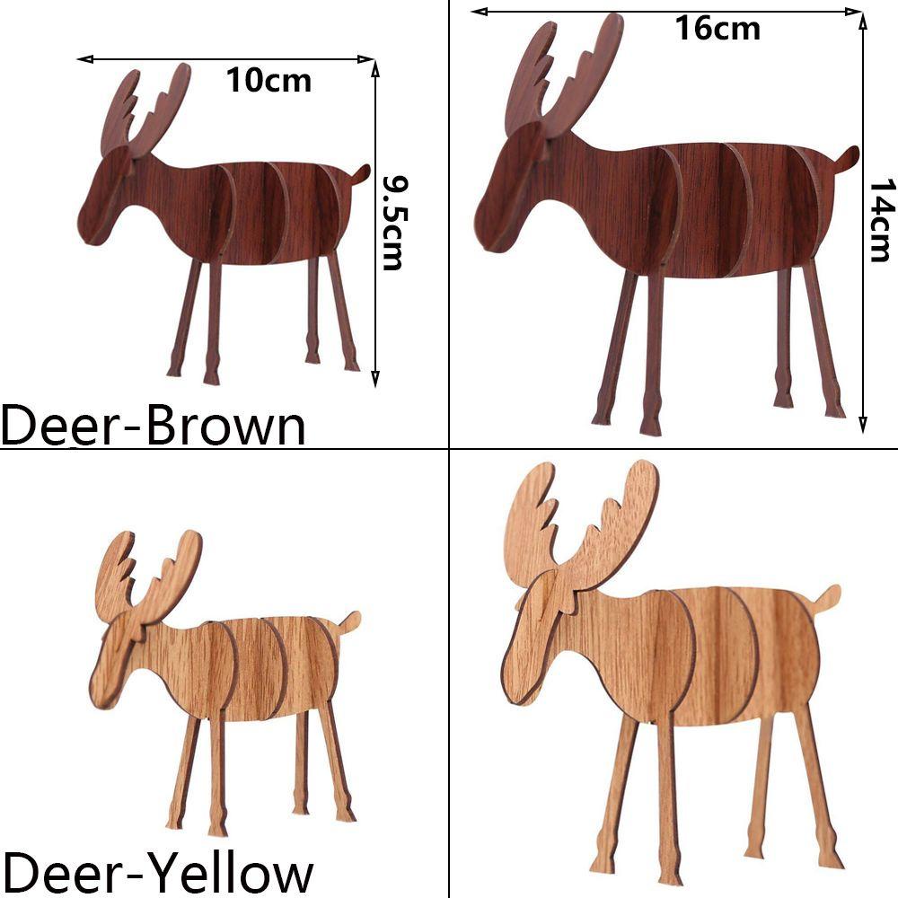 1 Tuần Lộc 3D Trang Trí Giáng Sinh