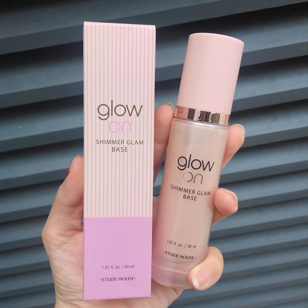 Kem lót Bắt Sáng Nâng Tone Da Etude House Glow On Shimmer Glam Base