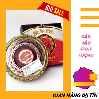 [Giá tốt] Nhuỵ Nghệ Tây Bahraman Saffron Negin loại 1 (hộp thiếc 2-5g)