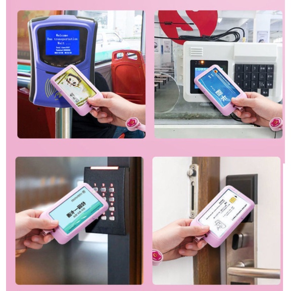 Set 4 Ốp Điện Thoại Họa Tiết anime jujutsu kaisen q Có Dây Đeo Đựng Thẻ id Cho Học Sinh