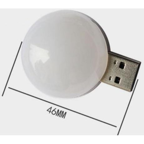 Bóng đèn led 5V USB hình tròn bán cầu (2-2.5W)