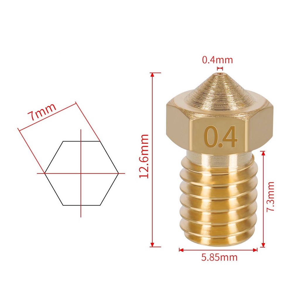 Đầu Phun E3D 1.75mm