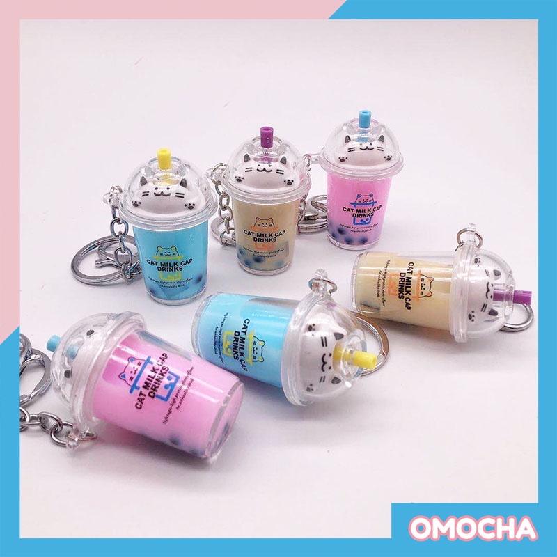 Móc Khoá Hình Cốc Trà Sữa Trân Châu Đen Mini Siêu Đáng Yêu Dành Cho Tín Đồ Trà Sữa