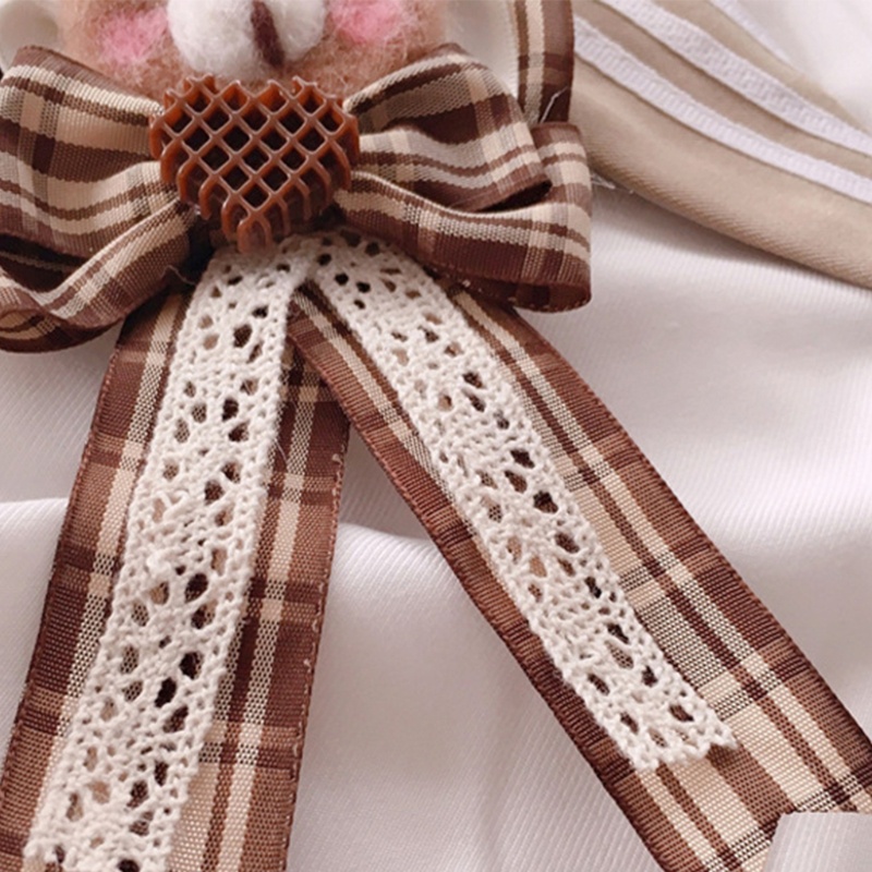 Ghim Cài Áo Hình Chú Gấu Hoạt Hình Phong Cách Lolita Đáng Yêu