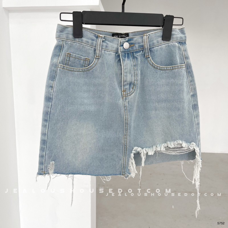 Chân váy denim rách 5752 | BigBuy360 - bigbuy360.vn