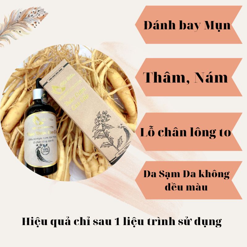Đông Y Mộc Nhân Tái Tạo Da Cao Cấp Mộc Nhân Lọ 100ML