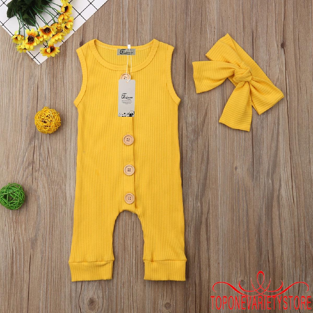 Bộ áo liền quần cotton dễ thương cho trẻ sơ sinh