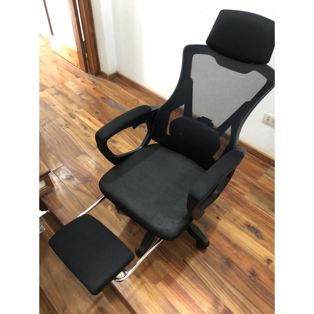 Ghế văn phòng lưng lưới thoáng mát , ghế gaming thư giãn  có gác chân M093