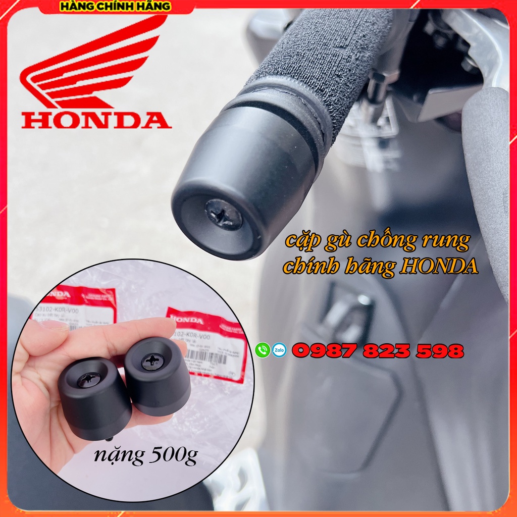 🏍 Gù Chống Rung Đen Nhám Chính Hãng Honda Nặng 550g Gắn SH, Winner X, AB,Vision,Vario... 🏍