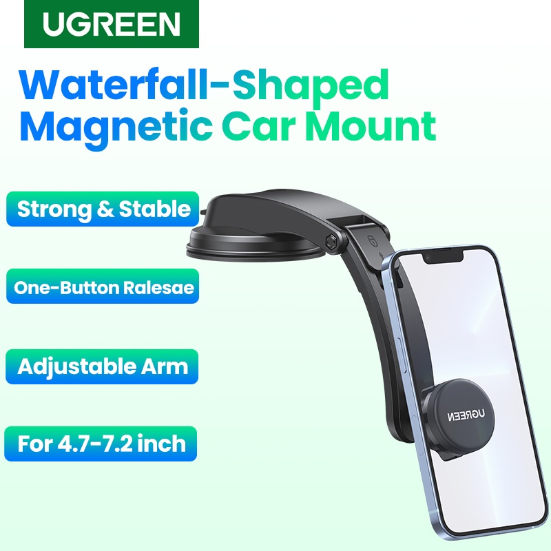 Ugreen Giá Đỡ Điện Thoại Từ Tính Gắn Kính Chắn Gió Xe Hơi Xoay 360 Độ Tiện Dụng° Ốp Điện Thoại Thời Trang Dễ Điều Chỉnh Cho iPhone 13 12 Pro Max Galaxy S21 Note 20