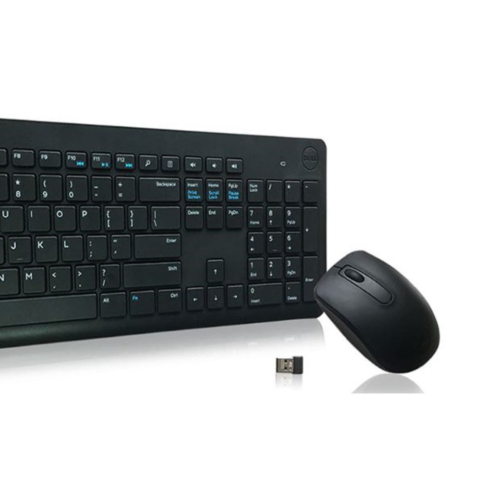 Bộ bàn phím + chuột không dây Dell KM117