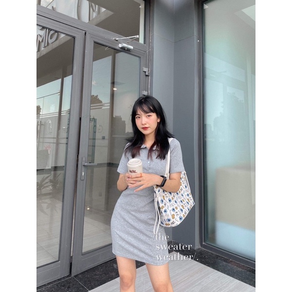 Váy thun ôm polo chất zip đẹp ( Ảnh thật ) | BigBuy360 - bigbuy360.vn