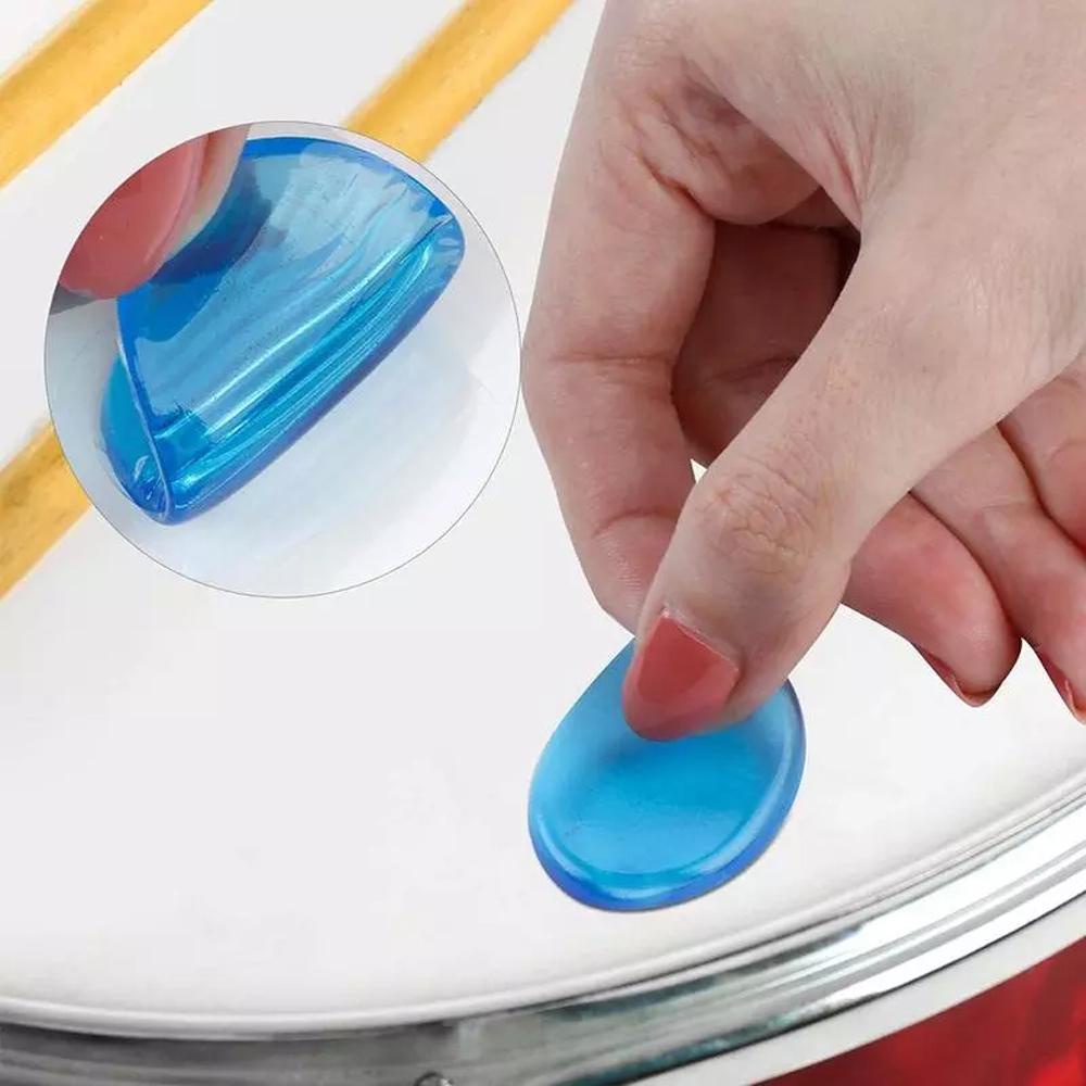 LILYES Set 6 Đệm Giảm Thanh Trong Suốt Không Độc Hại Cho Trống