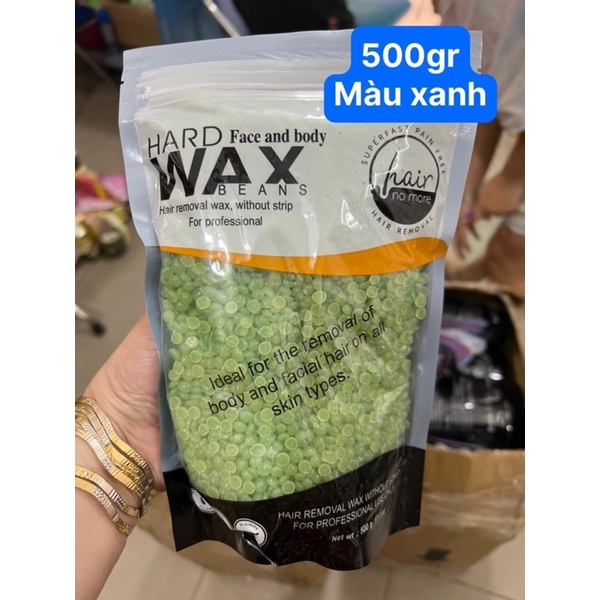 CHÍNH HÃNG - GÓI 500GR SÁP WAX LÔNG NÓNG HẠT ĐẬU