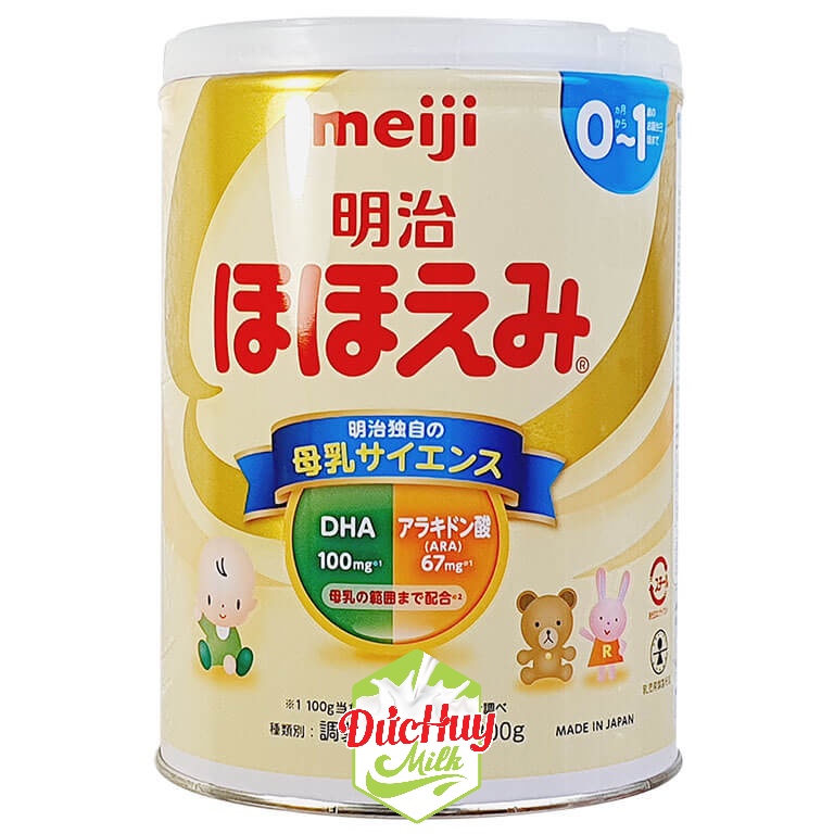 [CHÍNH HÃNG] Sữa bột Meiji Nội Địa Nhật Bản số 0 800g