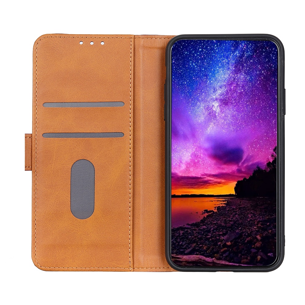 Xiaomi Mi 11 Lite 10T Pro POCO M3 X3 Pro NFC Redmi Note 10 Pro 9T Redmi Note 9 9s 10s 5G Plus Note20 Ultra Note10 Lite Da thương hiệu Lychee Grain Flip cover Vỏ điện thoại di động