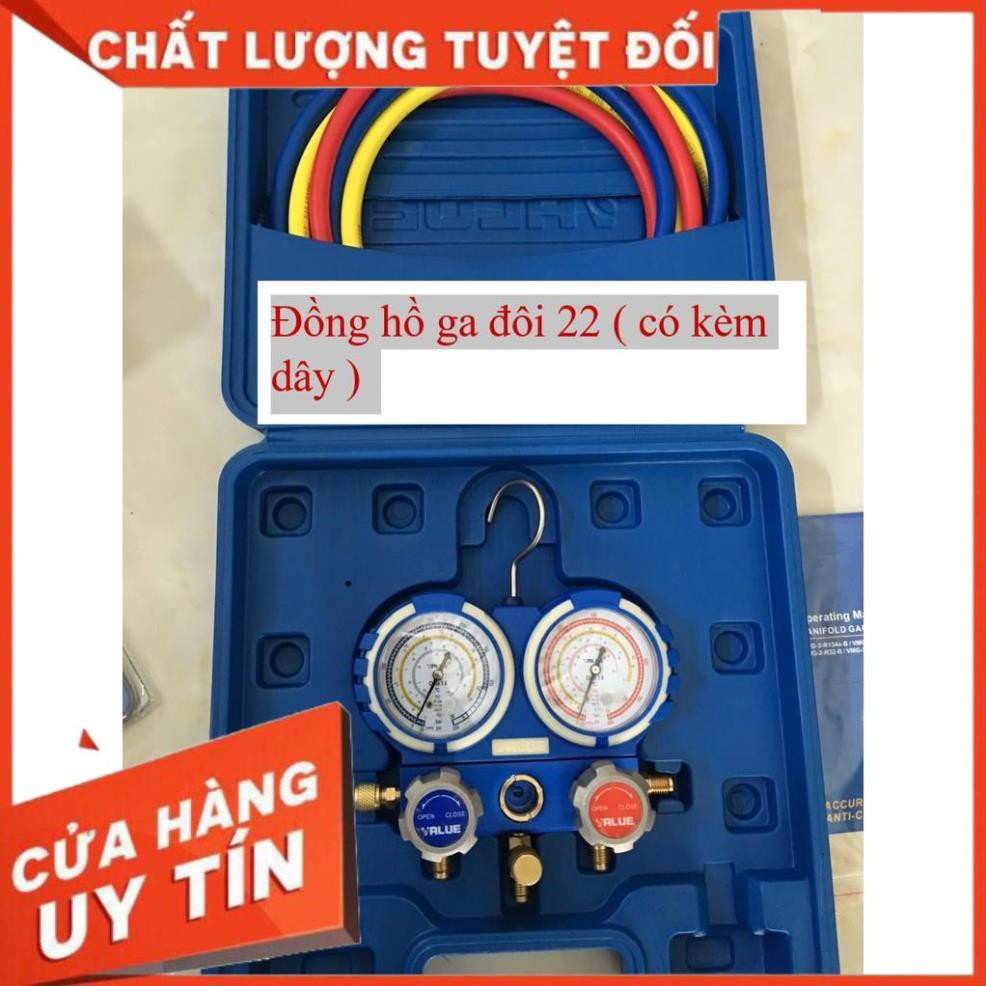 Bộ đồng hồ nạp gas 22 điều hòa - Hàng chính hãng Value