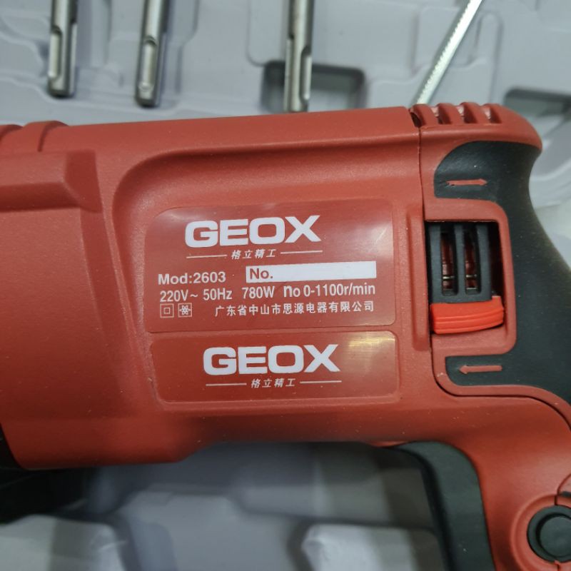 Máy Khoan Đục Bê Tông 3 chức năng Geox chính hãng 100% sịn