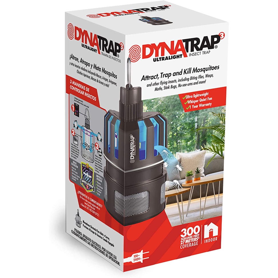 Đèn bắt muỗi, côn trùng Dynatrap Ultralight DT150-TUN [Hàng Đức chính hãng]