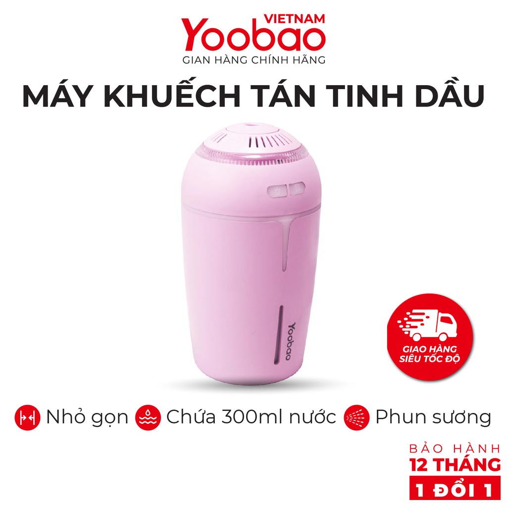 Máy phun sương khuếch tán tinh dầu YOOBAO YB-H05 Dung tích 300ml Chống khô da - Hàng chính hãng - Bảo hành 12 tháng 1 đổ