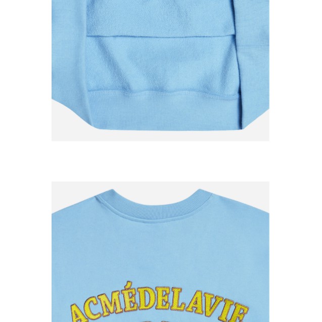 Áo Thun Dài Tay ADLV TOW COLORS EMBROIDERY SWEAT SHIRT SKY BLUE