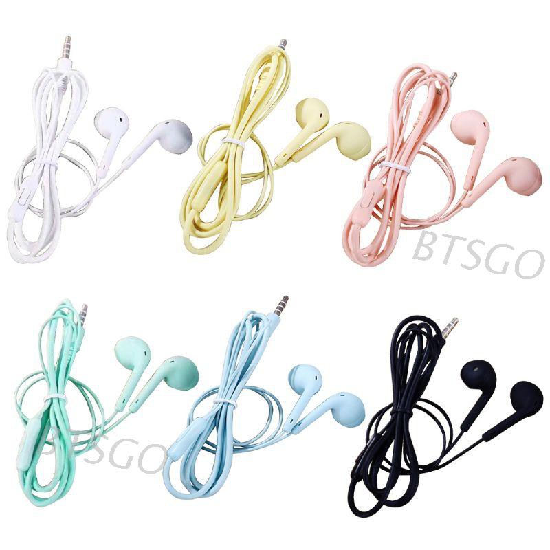 btsg* Sport Earphone Wired Super Bass 3.5mm Earphone Earbud with Built-in Microphone