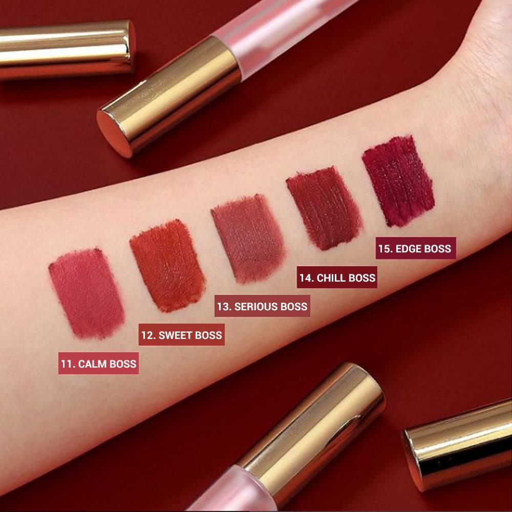 Son kem Bbia Last Velvet Lip Tint màu 13 cam pha hồng nâu