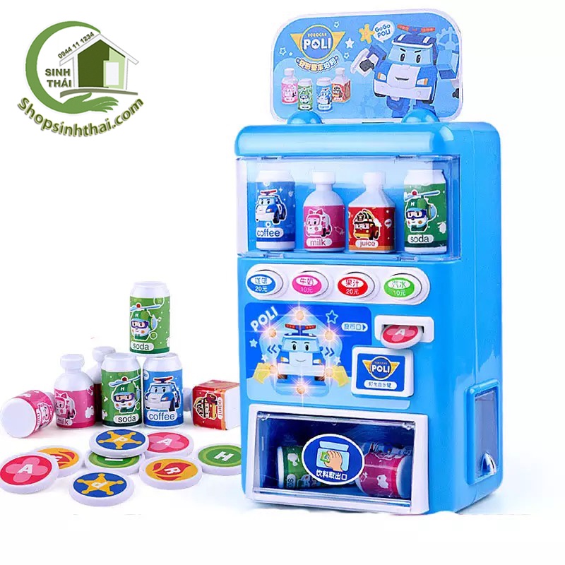 Máy bán nước ngọt đồ chơi tự động - Hàng cao cấp, có nhạc - Giao màu ngẫu nhiên